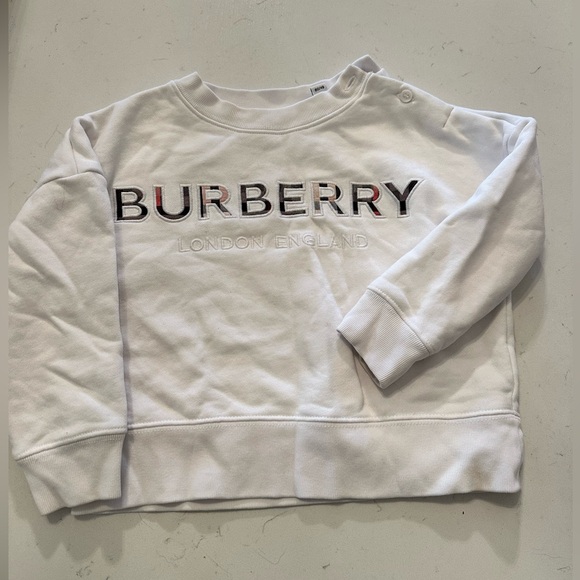 Burberry White Kids Sweater